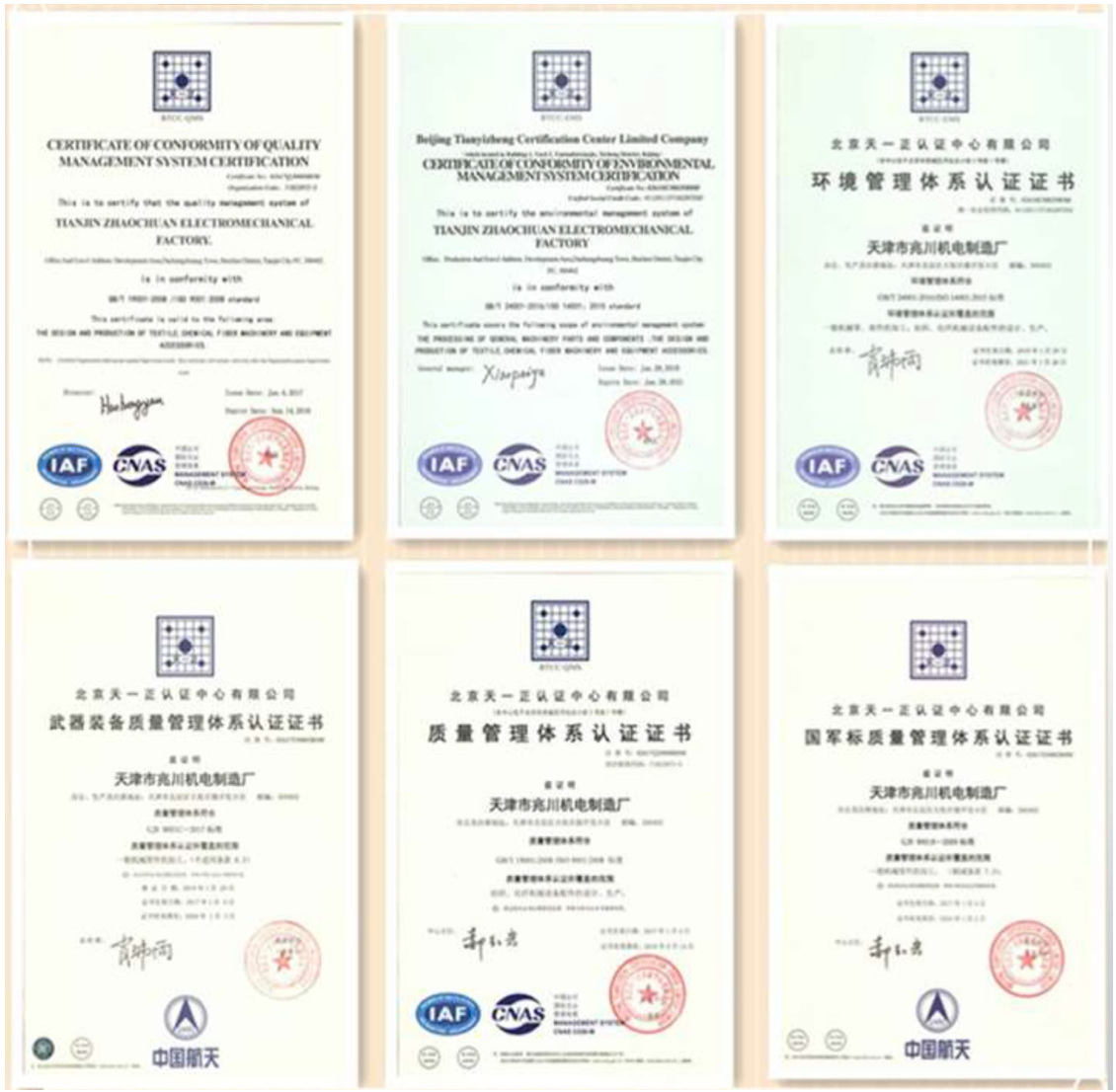 Certificates Certificates
